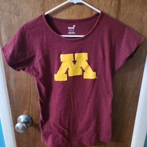 Youth Girls University Of Minnesota Fitted Tee Shirt